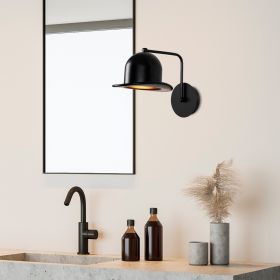 Aplica de perete, Fotr Sivani - MR-324, Alby, 19 x 25 x 28 cm, 1 x E27, 40W, negru