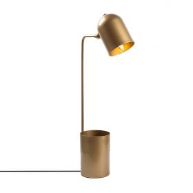 Lampa de masa, Pot - 11490, Fulgor, 12 x 27 x 67 cm, 1 x E14, 40W, auriu