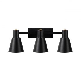 Aplica de perete, Funnel - 13094, Fulgor, 60 x 21 x 21 cm, 3 x E27, 40W, negru