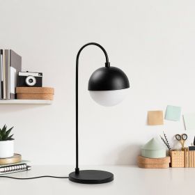 Lampa de masa, Horn - 12204, Fulgor, 18 x 25 x 53 cm, 1 x E14, 40W, negru