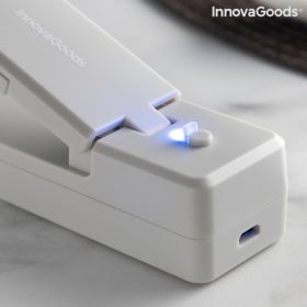 Aparat magnetic de sigilat pungi reincarcabil cu taietor, Rebasyl InnovaGoods, USB, 400 mAh