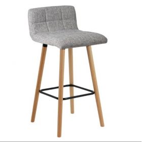 Scaun bar ABS 127 Gri