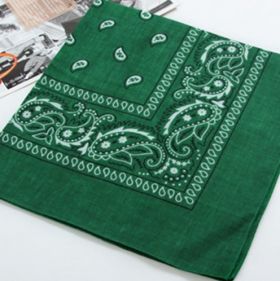 Eșarfă bandana verde