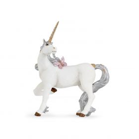 Figurina - Silver unicorn | Papo