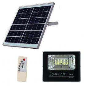 Kit Proiector T-40W cu Panou Solar Si Telecomanda