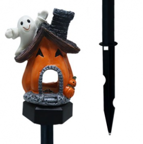 Lampa Solara de Gradina Model Halloween Dovleac