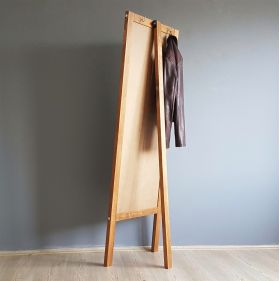 Oglinda de podea Cheval A42, Neostill, 55 x 3.2 x 170 cm, lemn masiv, walnut