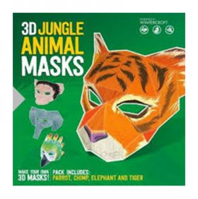 3D Jungle Animal Masks | Steve Wintercroft