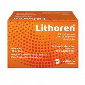 Lithoren aroma de portocale, 30 plicuri, Meditrina Pharmaceuticals