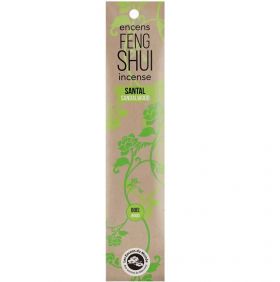 Betisoare parfumate Feng Shui, santal, element Lemn, 20 bucati, Aromandise