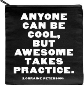 Portofel - Anyone can be cool | Quotable Cards