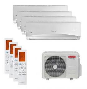 Aparat Aer conditionat multisplit Ariston Prios 110 XD0 4 x 9000 BTU, functie Turbo, clasa A++