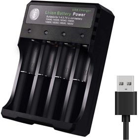 Incarcator MS-5D84A4 Acumulatori 4.2V Li-Ion 18650 cu 4 Porturi la USB XL