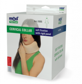 Guler cervical cu fixare usoara si tija de sustinere Nr. 2, 1 bucata, MedTextile
