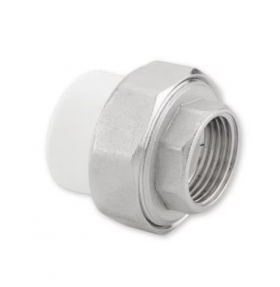 Racord olandez PPR, FI, D 20 mm x 1/2""