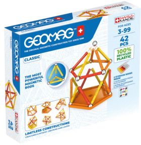 Set de constructie - Classic - Green Line 42 piese | Geomag