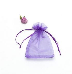 Saci Organza 100 buc violet S