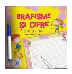 Scrie si sterge Grafisme si cifre. Fise refolosibile