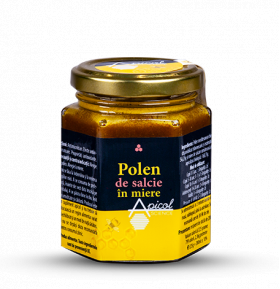 Polen de Salcie in miere 230g, Apicolscience