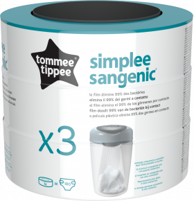 Rezerve Sangenic Simplee, 3 bucati, Tommee Tippee