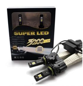 Set 2 Lampi Auto H7 Super Led 60W, 6400 Lumeni, 6500K