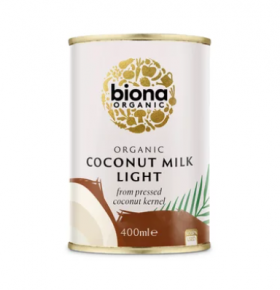 Lapte vegetal de cocos light 400ml eco-bio Biona