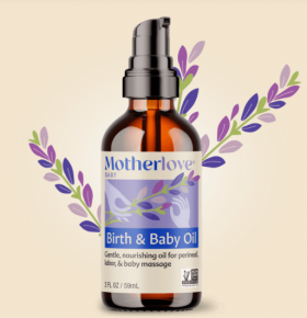 ULEI MASAJ MAMA SI BEBE 60ml - MOTHERLOVE