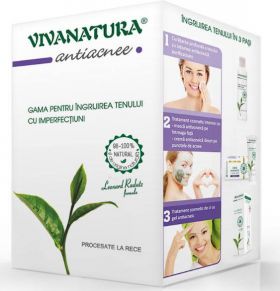 Pachet Antiacneic Crema + Masca + Lotiune + Gel - VIVANATURA