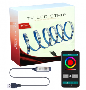 Banda Led TV 2.0 m cu Aplicatie 5V30