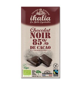 Ciocolata neagra - 85% cacao Bio | Ikalia