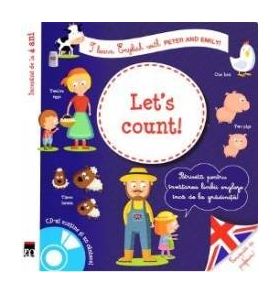 Lets count + CD - I learn English with Peter and Emily - Annie Sussel Christophe Boncens