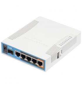 mikrotik Mikrotik hAP ac 500 Mbit/s Alb Power over Ethernet (PoE) Suport (RB962UIGS-5HACT2HNT)