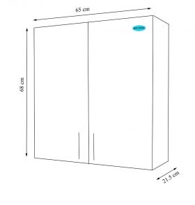 Dulap baie Roma 65 x 68 cm