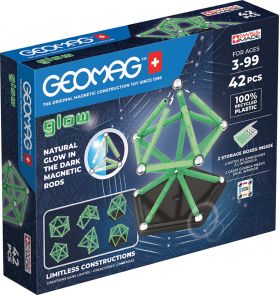 Set de constructie magnetic - Glow, 42 piese | Geomag