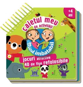 Micul imbatabil - Caietul meu de activitati - 4 ani - carte - DPH