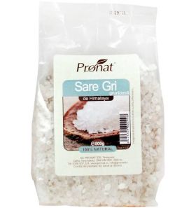 Sare de Himalaya gri grunjoasa 500g - Pronat