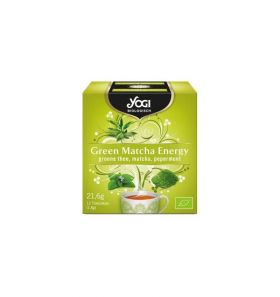 Ceai Green Matcha Energy, ECO-BIO, 12 plicuri, Yogi Tea