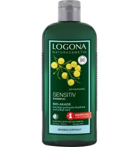 Sampon unisex, pentru scalp sensibil, cu acacia, eco-bio 250ml - LOGONA