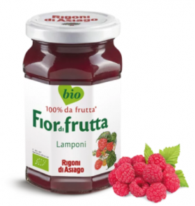 Dulceata de zmeura, fara zahar, eco-bio, 250g - Rigoni di Asiago