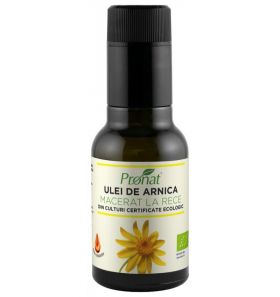 Ulei de arnica macerat la rece, eco-bio, 100ml - Pronat