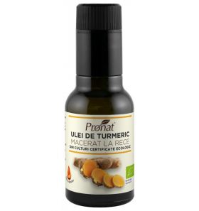 Ulei de turmeric (curcuma) macerat la rece, eco-bio, 100ml - Pronat