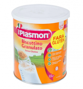 Biscuiti granulati fara gluten 4 luni+, 374g, Plasmon