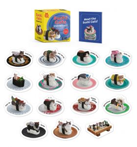 Sushi Cats Magnet Set | Tange Peanuts, Nakimushi Peanuts, Sam Stall