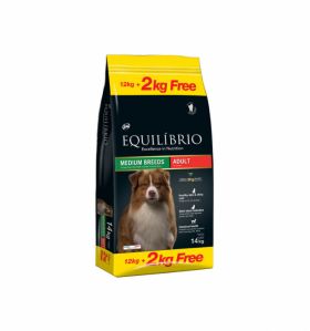 Equilibrio Adult Dogs, cu Pui, 12 + 2 Kg