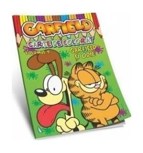 Garfield vol.5 Garfield si Odie. Carte de colorat