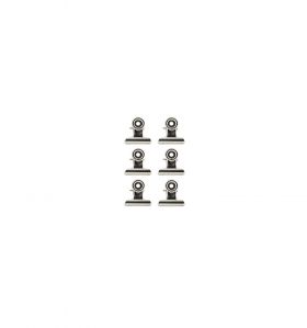 Set 6 clipsuri magnetice- Bulldog Clip -Silver | Romanowski Design