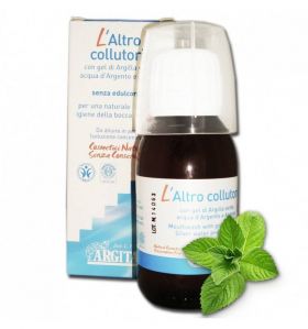 Apa de gura cu gel de argila verde, apa de argint si ananas, 100ml - Argital