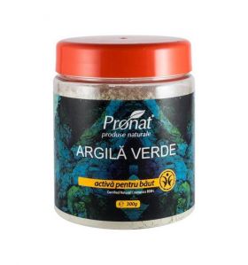 Argila verde activa ventilata pentru baut, 300g - Argital