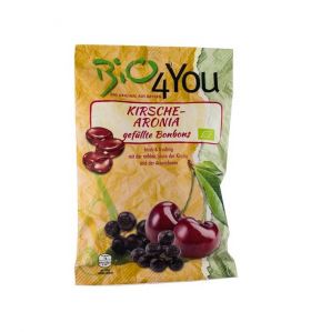 Dropsuri cu cirese si aronia - eco-bio 75g - Bio4you