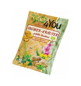 Dropsuri umplute din ghimbir si plante - eco-bio 75g - Bio4you